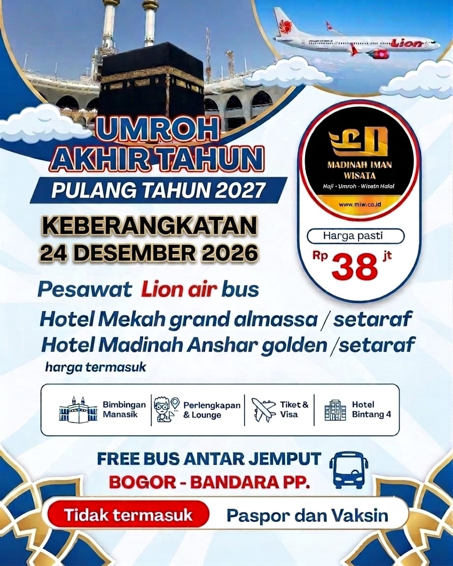 Rumah umroh Bogor PT. MADINAH IMAN WISATA